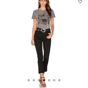 Mother Hustler Ankle Fray Jeans in Not Guilty